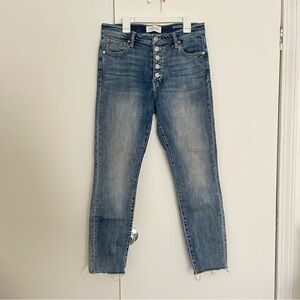 Stonefield Conrad Ankle High-Rise Women's Jeans Size 29 Morgan Wash Normcore